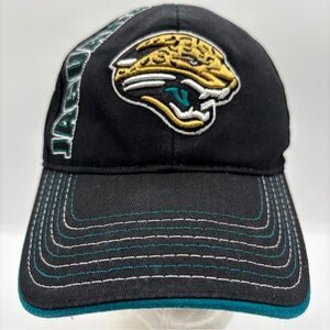 Jacksonville Jaguars Men’s NFL Team Apparel Reebok Black Adjustable Hat OSFM